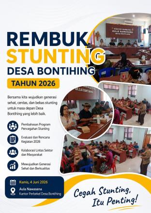 REMBUG STUNTING DESA BONTIHING TAHUN 2025